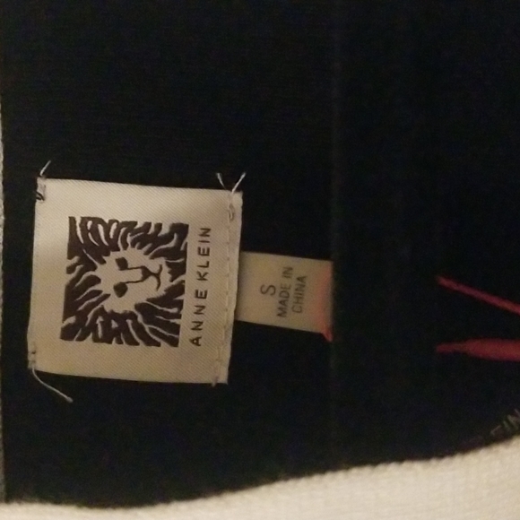 Anne Klein 3/4 Sleeve Black White Dress NWT - Picture 3 of 5